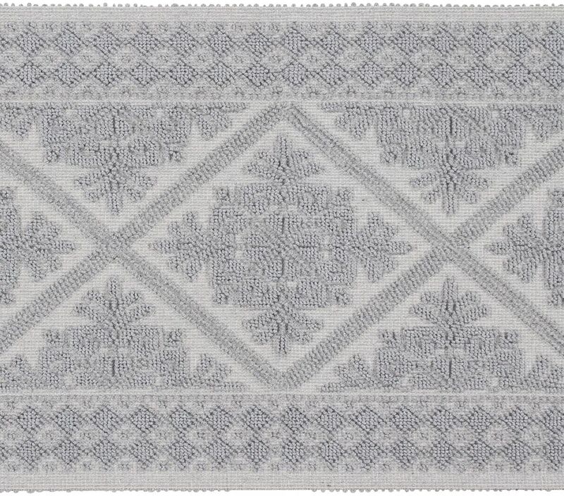 Leroy Merlin Tappeto Italia in cotone grigio / argento, 50x80 cm