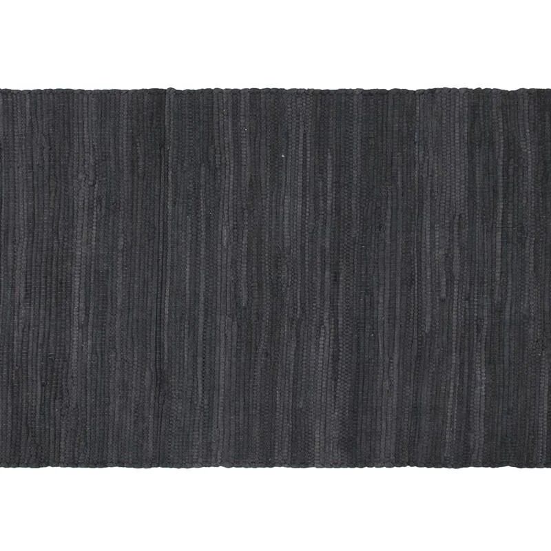 Leroy Merlin Tappeto Abano Dark in cotone grigio / argento, 60x200 cm