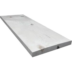 ASCHIERI DE PIETRI Mensola a muro grezza dritto in legno L 60 x H 3 x P 23 cm