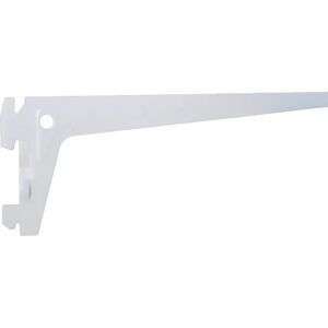 SPACEO Supporto per cremagliera semplice  L 21.7 x H 8.4 x P 20 cm bianco