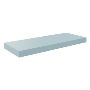 SPACEO Mensola a muro Tamburata  dritto in mdf L 60 x H 3.8 x P 23.5 cm blu acqua