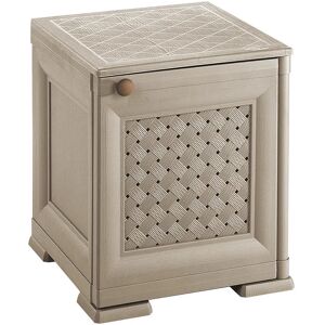 TONTARELLI Comodino beige L 40 x H 46 x P 47 cm