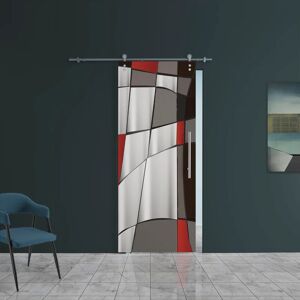 Leroy Merlin Anta per porta scorrevole Carpet6 in vetro multicolore L 96 x H 215 cm sinistra