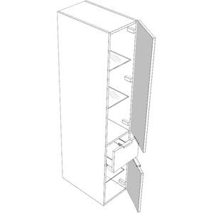 Leroy Merlin Mobile lavanderia colore su ordinazione L 50 x P 50 x H 180 cm