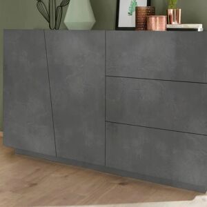 Leroy Merlin Mobile credenza VEGA L 140.9 x H 86 P 43 cm grigio ardesia