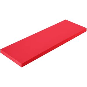 SANITEC Mensola a muro Spaceo dritto in mdf L 80 x H 3.8 x P 25 cm rosso