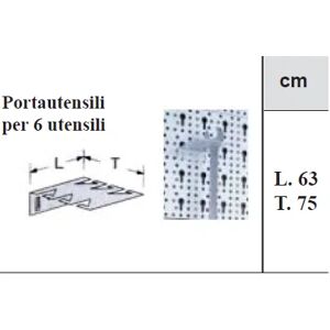 Connex 66395 -ELEMENTSYSTEM - REGGIMENSOLA A 2 GANCI NERA MM 350