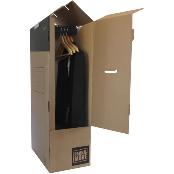 pack and move scatola da imballaggio per vestiti 2 onde h 100 x l 50 x p 30 cm