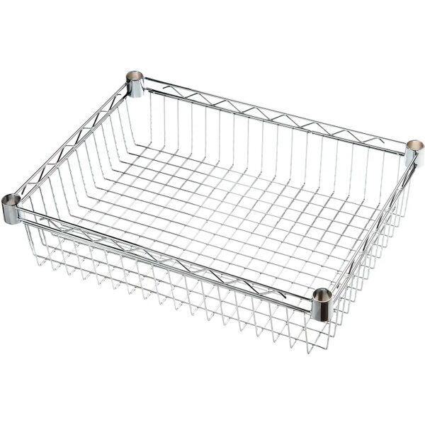 spaceo ripiano diritto per scaffalatura  chrome style+ l 60 x h 45 x p 15 cm cromato