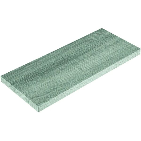 spaceo mensola a muro wood  dritto in mdf l 76 x h 2.2 x p 20 cm rovere grigio