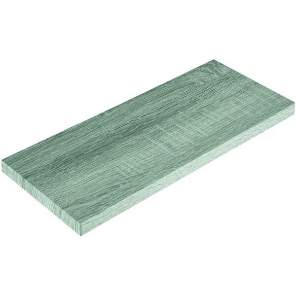 spaceo mensola a muro wood  dritto in mdf l 56 x h 2 x p 23.7 cm rovere grigio