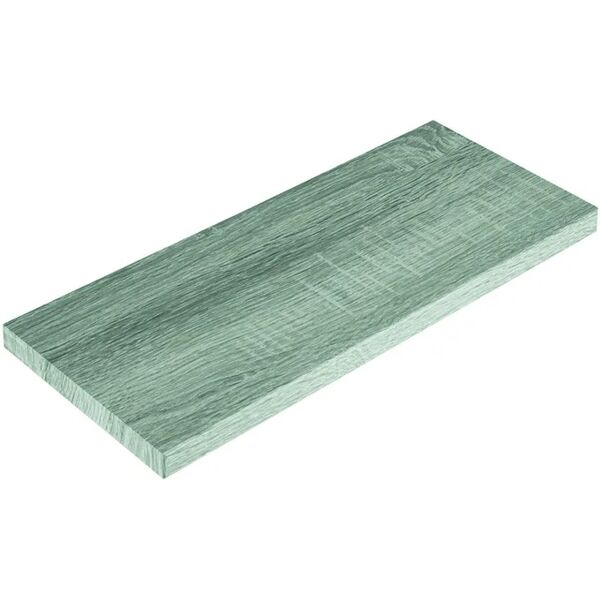 spaceo mensola a muro wood  dritto in mdf l 76 x h 2.2 x p 23.7 cm rovere grigio