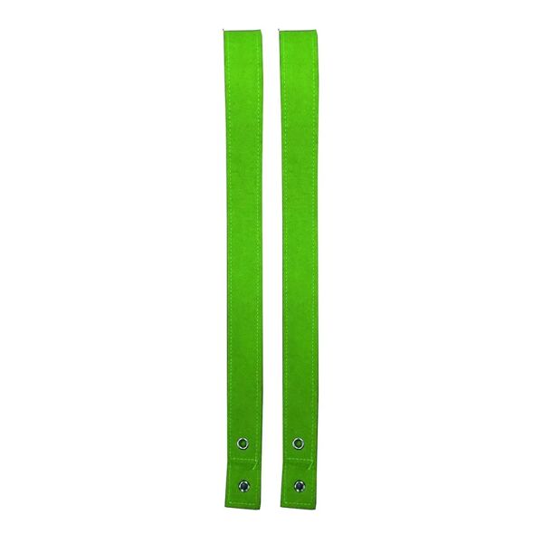 leroy merlin set di 2 reggimensole in poliestere grezzo verde, h 102 x p 0.3 cm