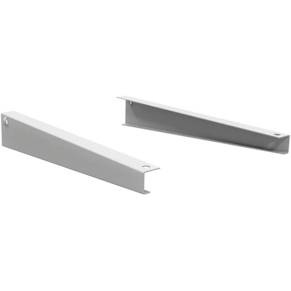 spaceo set di 2 pezzi, reggimensola  l 30.5 x h 6 x p 3 cm bianco