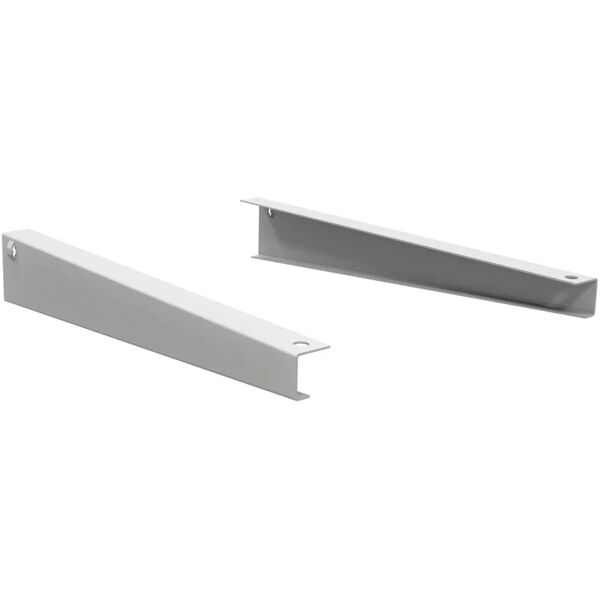 spaceo set di 2 pezzi, reggimensola  l 40.5 x h 3 x p 7.5 cm bianco