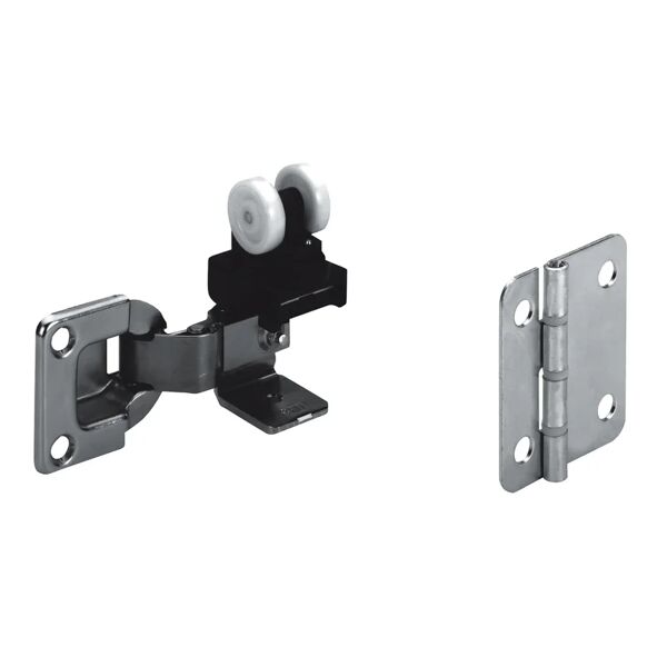 hettich kit montaggio per porta scorrevole per anta da armadio  40 x 30 mm