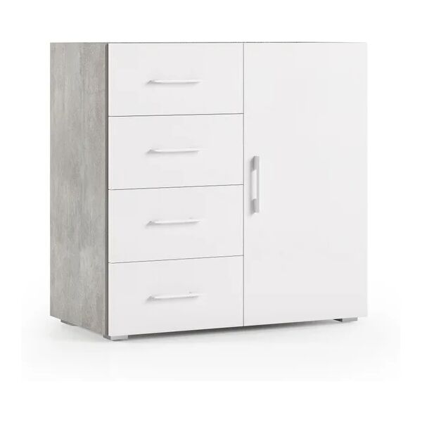 leroy merlin mobile multiuso l 90 x h 87 p 41 cm bianco