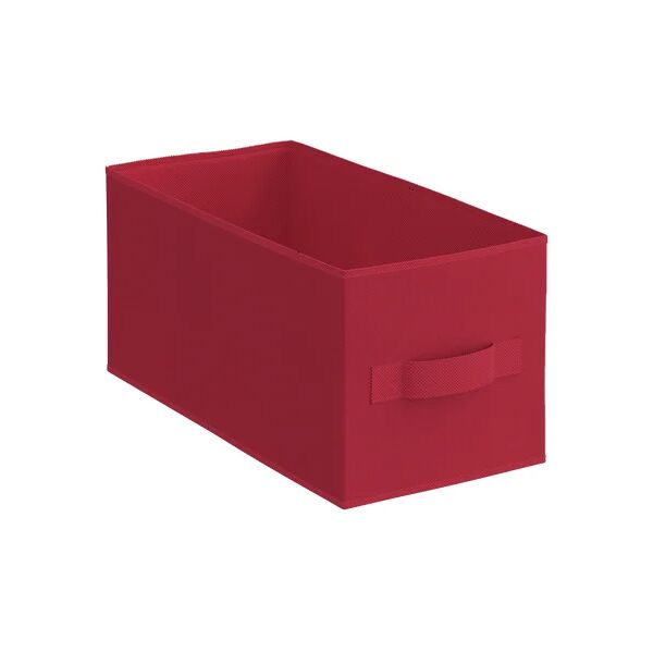 spaceo scatola kub l15 x h 15 x p 31 cm rosso