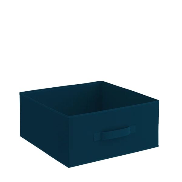 spaceo scatola kub l31 x h 15 x p 31 cm blu