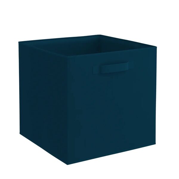 spaceo scatola kub l31 x h 31 x p 31 cm blu
