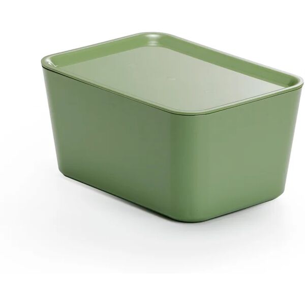 leroy merlin contenitore r-box l 17 x h 8 x p 13 cm verde