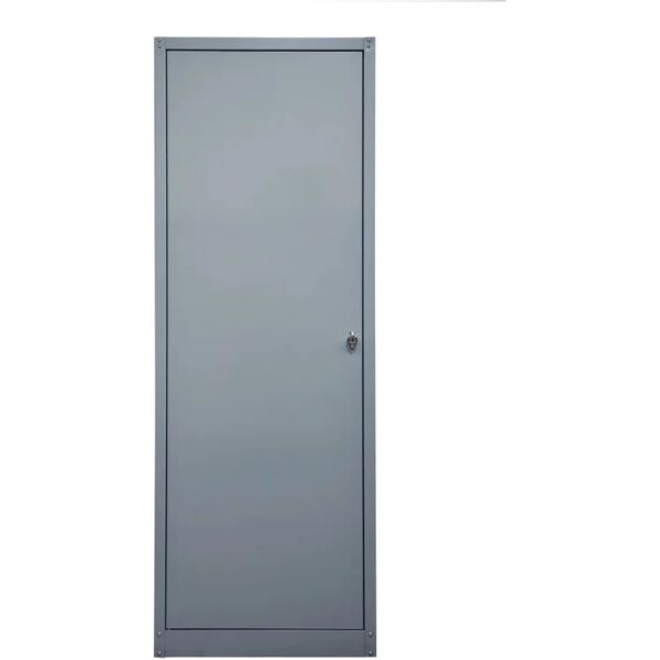 grima armadio alto tutto piani interno in acciaio, grigio chiaro l 60 x h 167 x p 40 cm, 1 anta