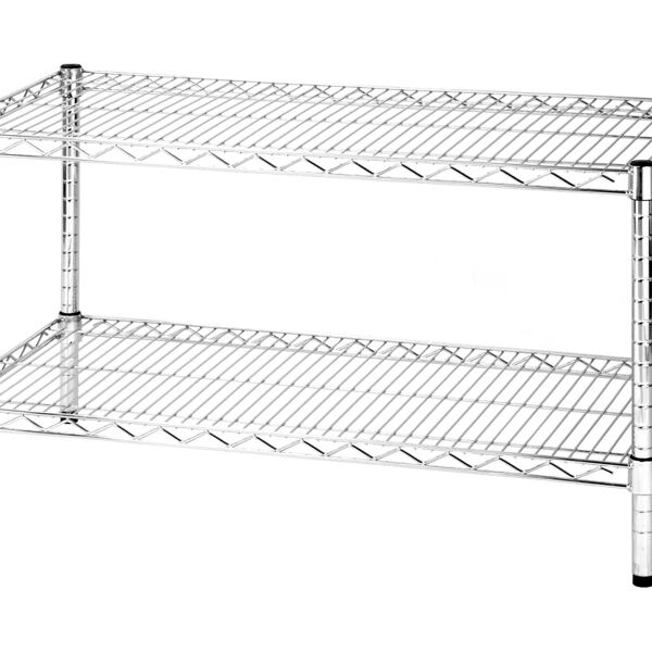 leroy merlin scaffale in kit 2 ripiani filocromo l 90 x p 45 x h 50 cm grigio, portata per ripiano 100 kg