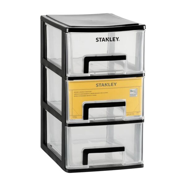 stanley cassettiera portaminuteria  stst40711-1 3 scomparti l 35 x h 18.5 x p 26.2 cm