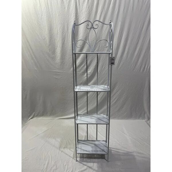 leroy merlin mobile scaffale in ferro verniciato 40x25x165cm in ferro  bianco l 165 cm x h 40 cm