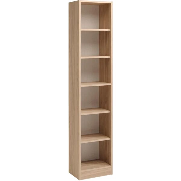 leroy merlin libreria sophia l 41.3 x p 28 x h 198 cm rovere chiaro, portata per ripiano 5 kg