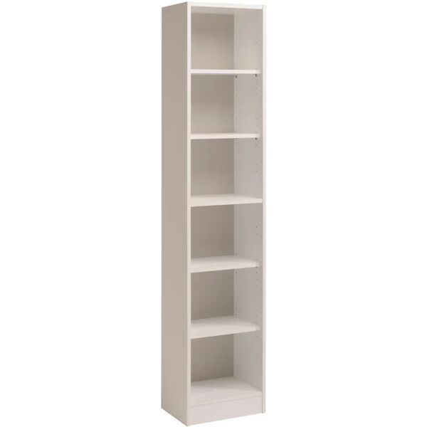 leroy merlin libreria sophia l 41.3 x p 28 x h 198 cm bianco opaco, portata per ripiano 5 kg