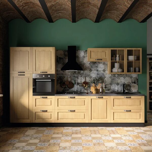 delinia id cucina in kit  praga 01 l 360 cm