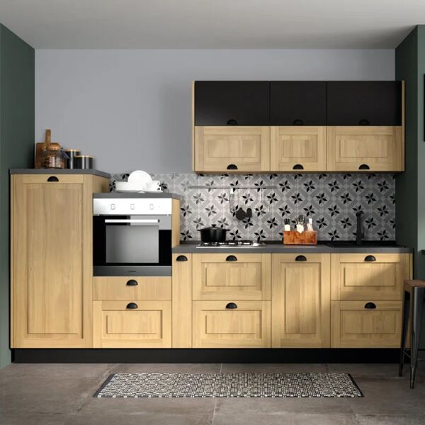 delinia id cucina in kit  praga 01 l 300 cm