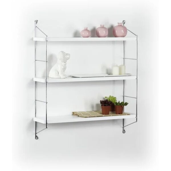 leroy merlin libreria a muro 3 ripiani neelix bianco cm 60 x 15 x 68 h