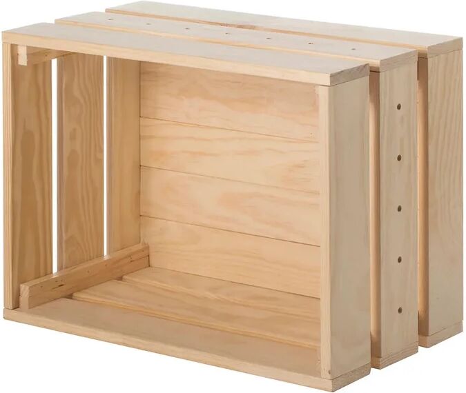 astigarraga scatola da montare home box l 51.2 x h 38.4 x p 28 cm naturale