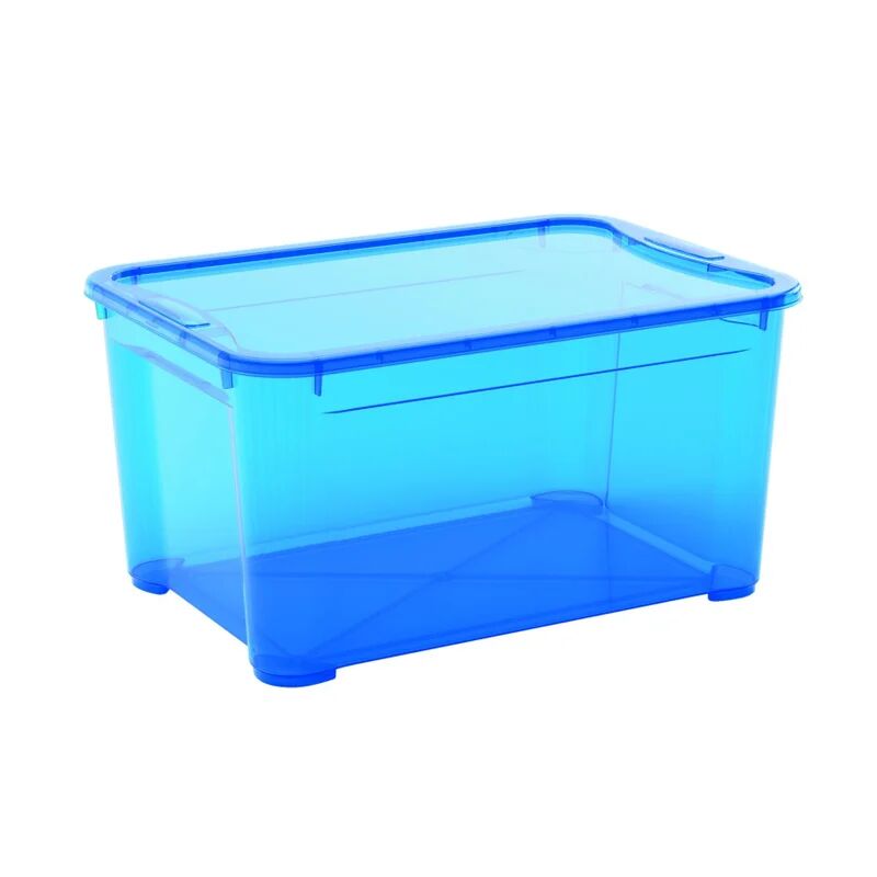 keter contenitore t-box l 55.5 x h 28.5 x p 39 cm azzurro