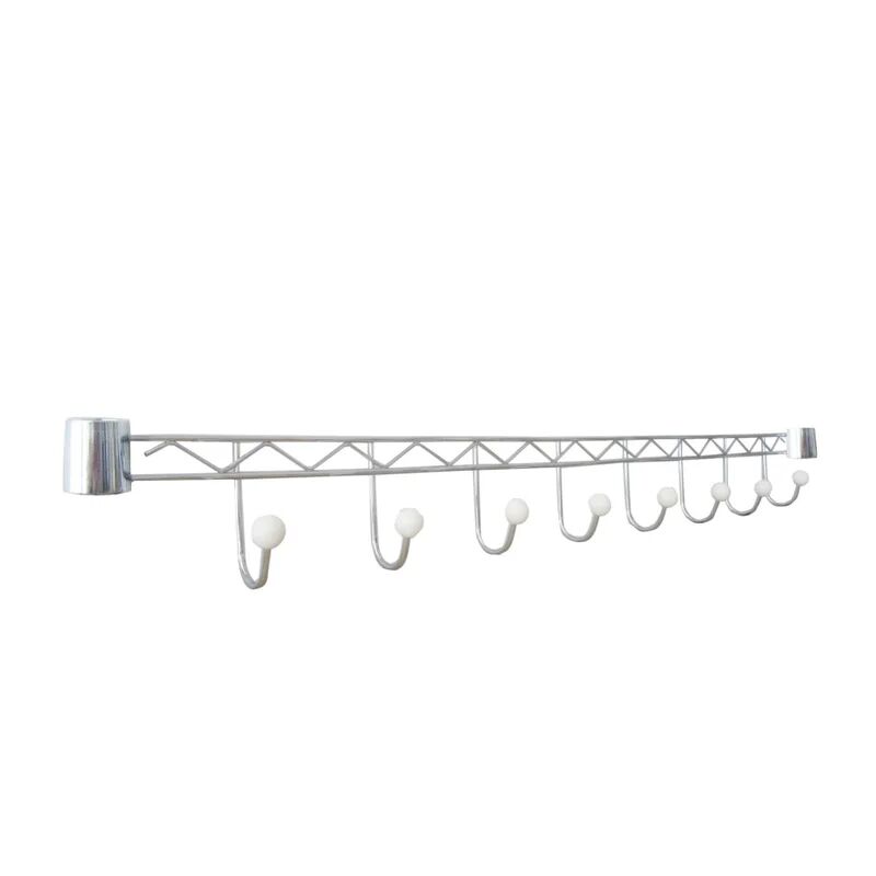 spaceo ripiano diritto per scaffalatura  chrome style+ l 90 x h 8.75 x p 2.2 cm cromato