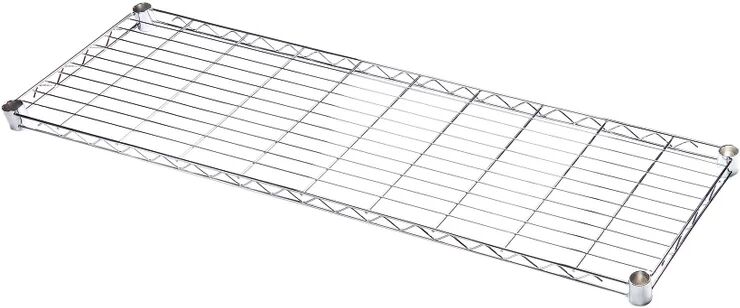 spaceo ripiano diritto per scaffalatura  chrome style+ l 120 x h 45 x p 4 cm cromato