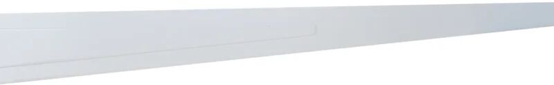 spaceo supporto per cremagliera semplice  l 36.7 x h 8.4 x p 35 cm bianco