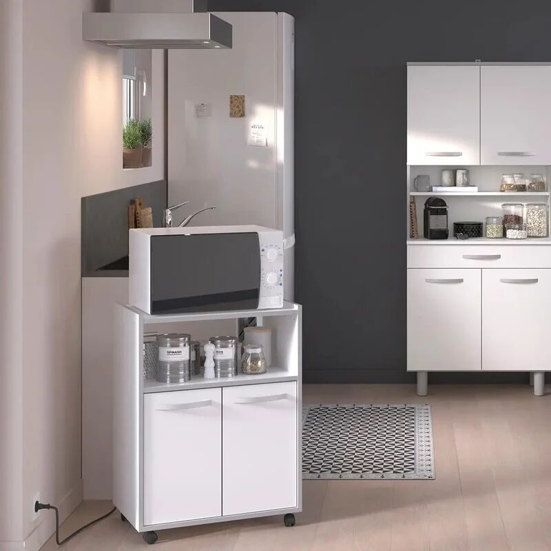 leroy merlin credenza cucina bianco e grigio l 60 x p 40 x h 80.7 cm