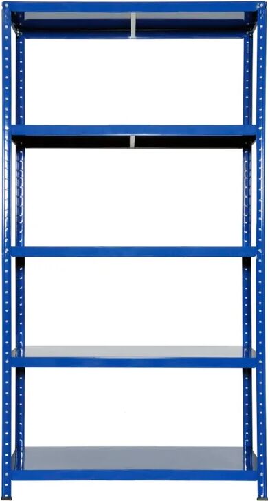 grima scaffale in kit 5 ripiani ettore l 100 x p 40 x h 187 cm blu, portata per ripiano 80 kg