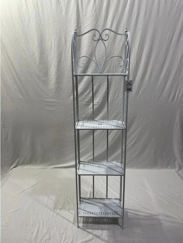 leroy merlin mobile scaffale in ferro verniciato 40x25x165cm in ferro  bianco l 165 cm x h 40 cm