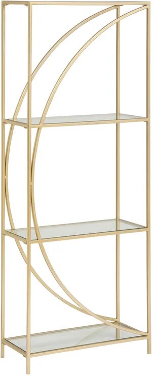 leroy merlin libreria 3 ripiani artif l 56 x p 25 x h 151.5 cm oro, portata per ripiano 12 kg