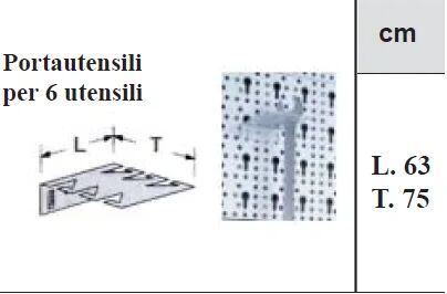 connex 66391 -elementsystem - reggimensola a 2 ganci nera mm 250