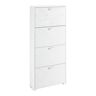 Leroy Merlin Scarpiera Vittoria 4 ante L 67 x H 147 x P 18 cm 12 paia, bianco