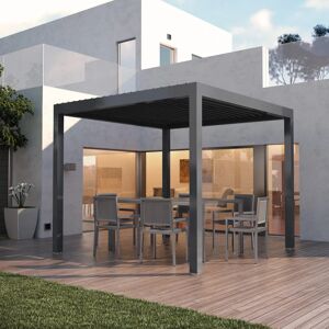 Leroy Merlin Pergola motorizzata Spell in alluminio struttura grigio L 300 x P 296 x H 244 cm