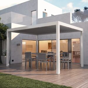 Leroy Merlin Pergola motorizzata Spell in alluminio struttura bianco L 300 x P 392 x H 244 cm