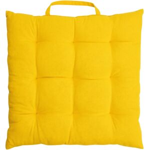 Leroy Merlin Cuscino per sedia giallo 38 x 38 x Sp 3 cm