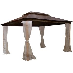 Leroy Merlin Telo di ricambio in poliestere per gazebo Qamea marrone 300 x 400 cm