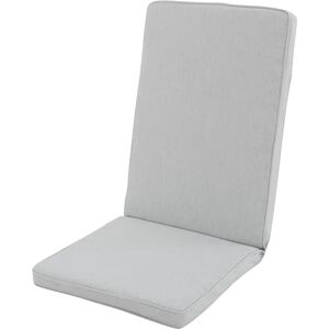 NATERIAL Cuscino per sedia a sdraio RESEAT grigio antracite 120 x 49 x Sp 5 cm